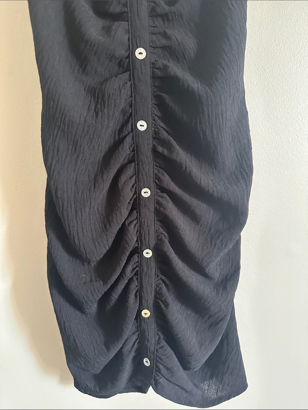 NWT Deep V Ruffled Mini Dress - Picture 10 of 11